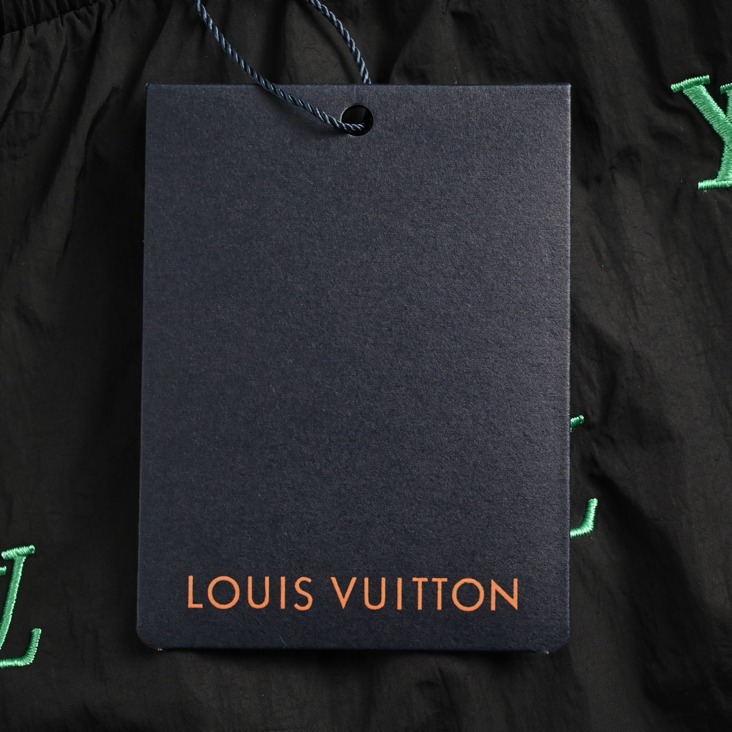 Louis Vuitton 25ss gradient embroidered small logo beach shorts