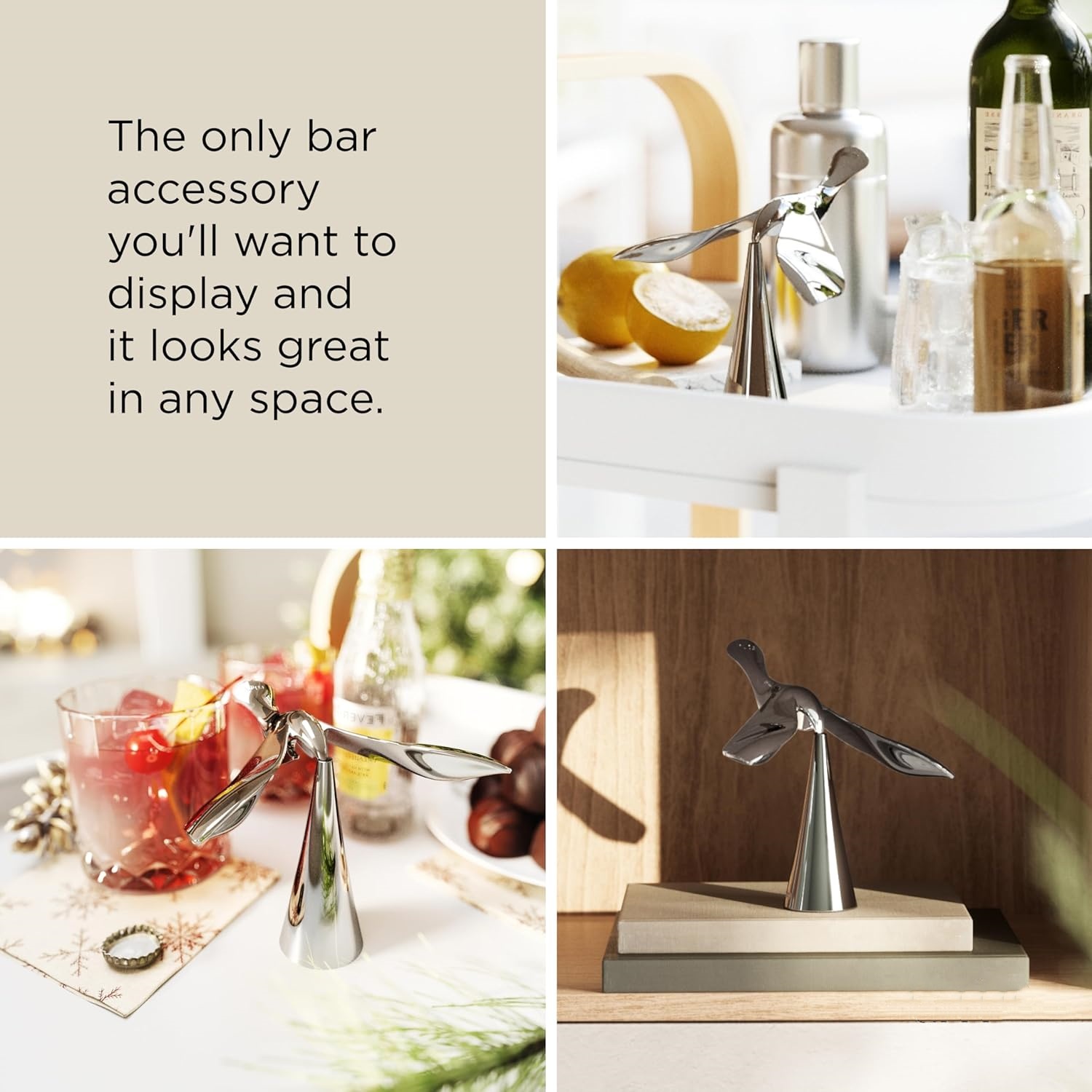 🎄CHRISTMAS ON SALE🔥Tipsy Bottle Opener, Sculptural Bar Accessory