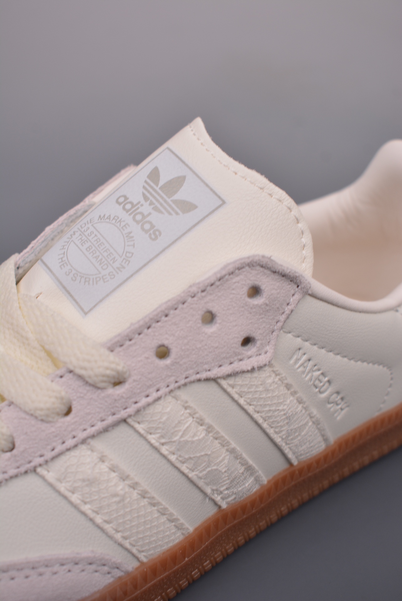 NAKED x Adidas Originals Samba OG White Silver Metallic JI3993