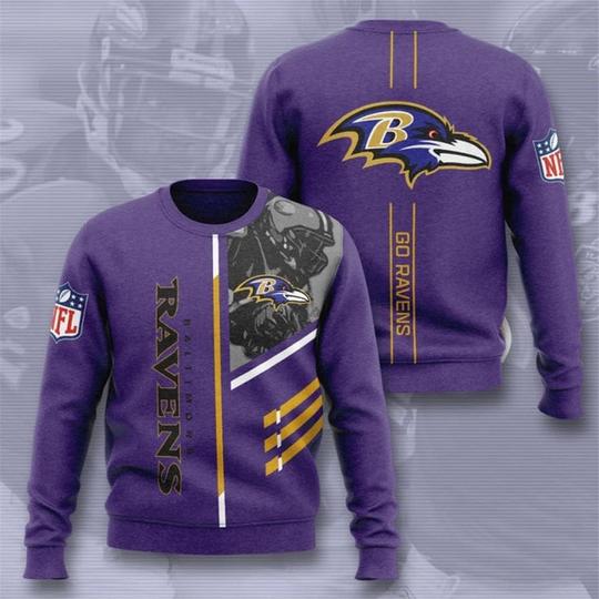 BALTIMORE RAVENS 3D HOODIE BBRR008