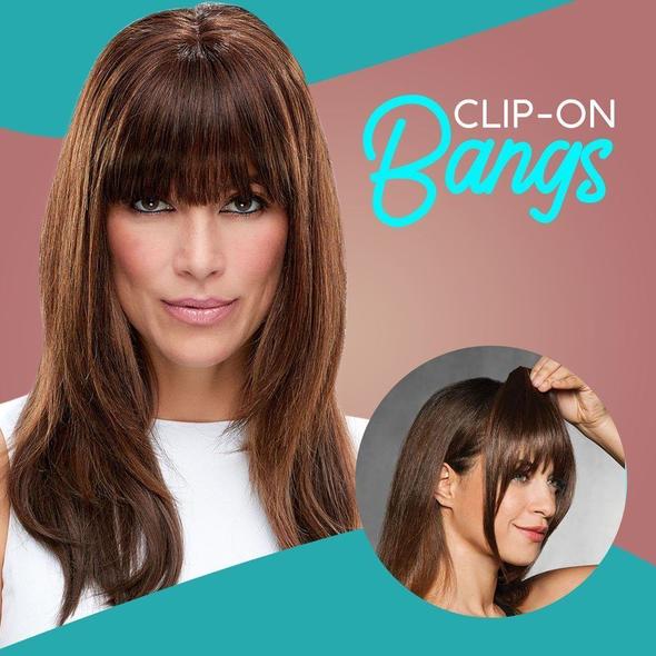 2024 HOT SALE🔥 45% OFF| Seamless 3D Clip-In Bangs Hair Extensions