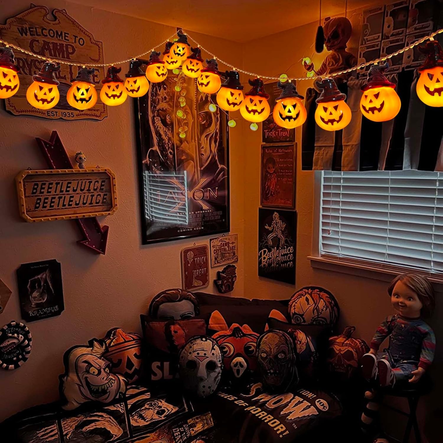 💥ON SALE💥Pumpkin lantern string