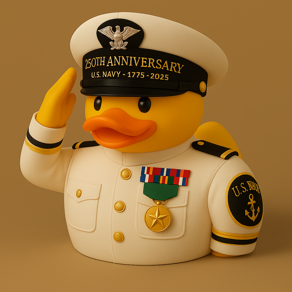 250th Anniversary US Military Commemorative Duck