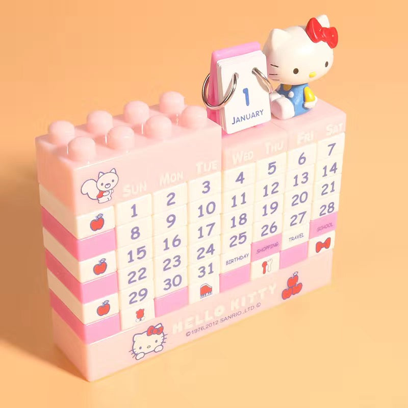 Hellokitty Block Calendar