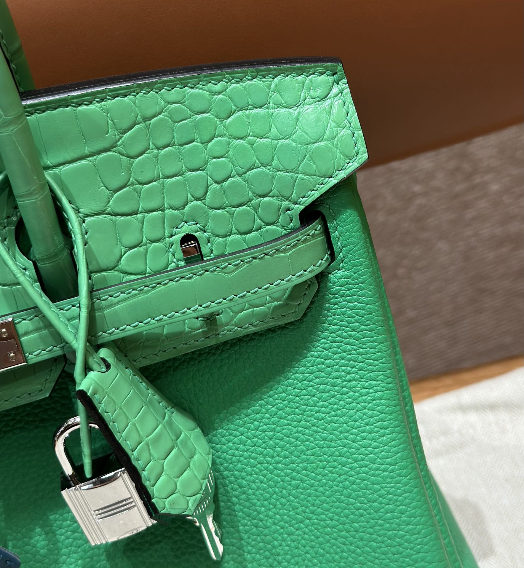 Hermes Birkin Touch 0TVert comics (Handmade to order)