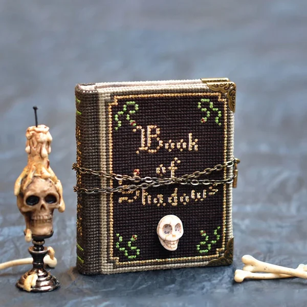 DIY Book of Shadows Halloween Stitch Along Kit- With Instructions