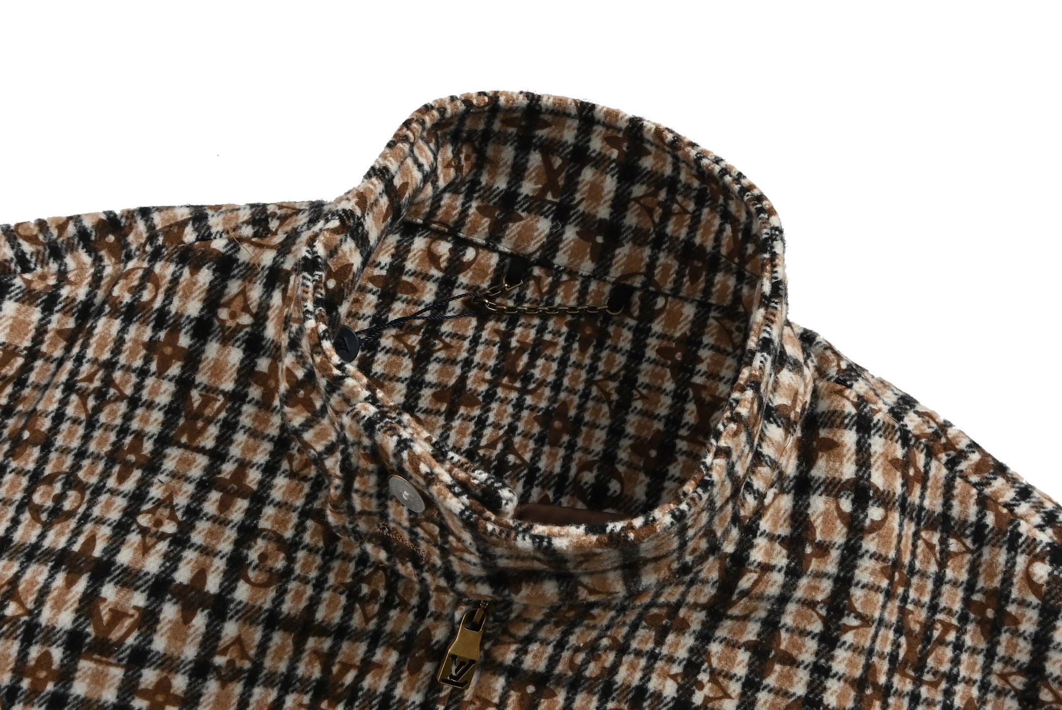 Louis Vuitton 24Fw beaded logo embroidered jacket