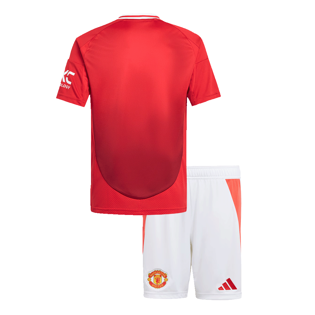 Manchester United kids' football shirt (shirt+shorts) 2024/25
