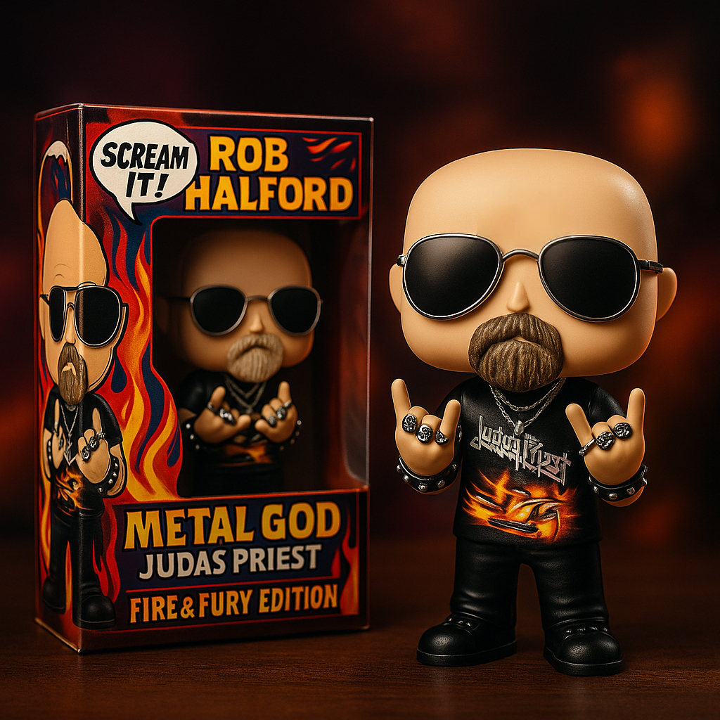 🏆 ROB HALFORD – METAL GOD Collectible Figure