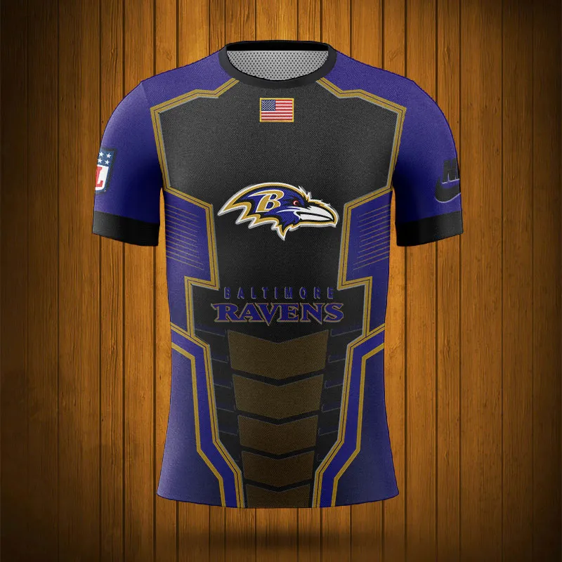 BALTIMORE RAVENS 3D HOODIE TTB4301