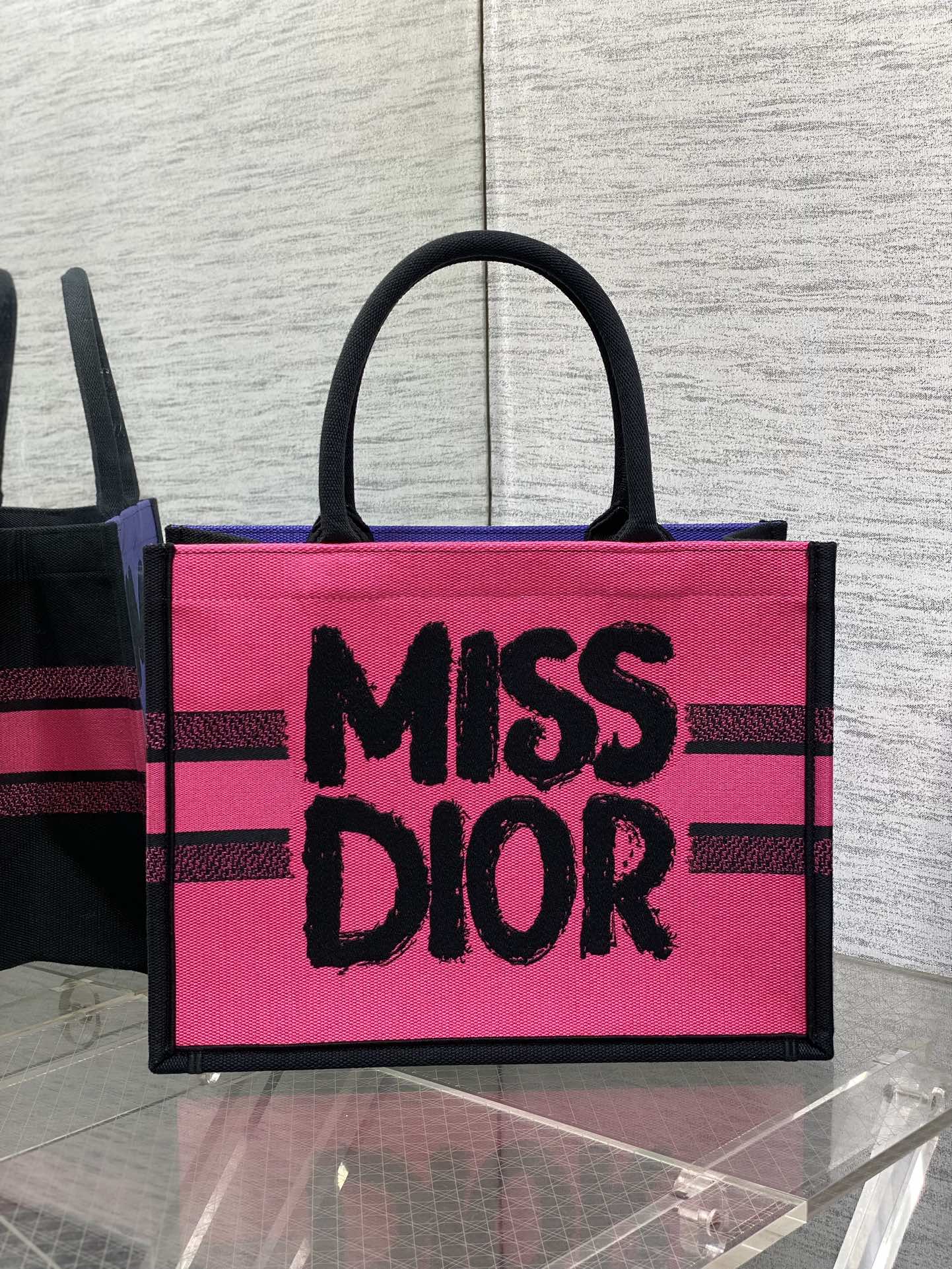 Dior Miss Embroidered Tote Shopping Bag