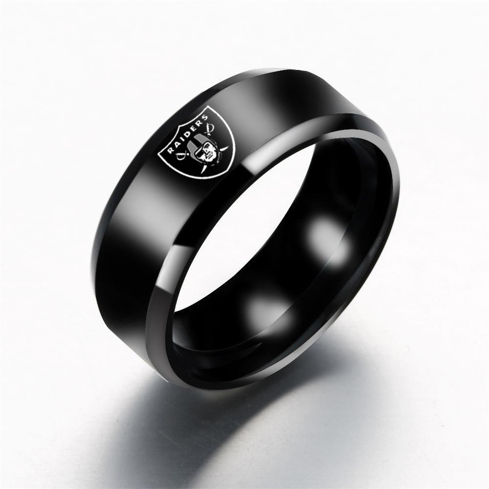 LIMITED EDITION LAS VEGAS RAIDERS TITANIUM STEEL RING