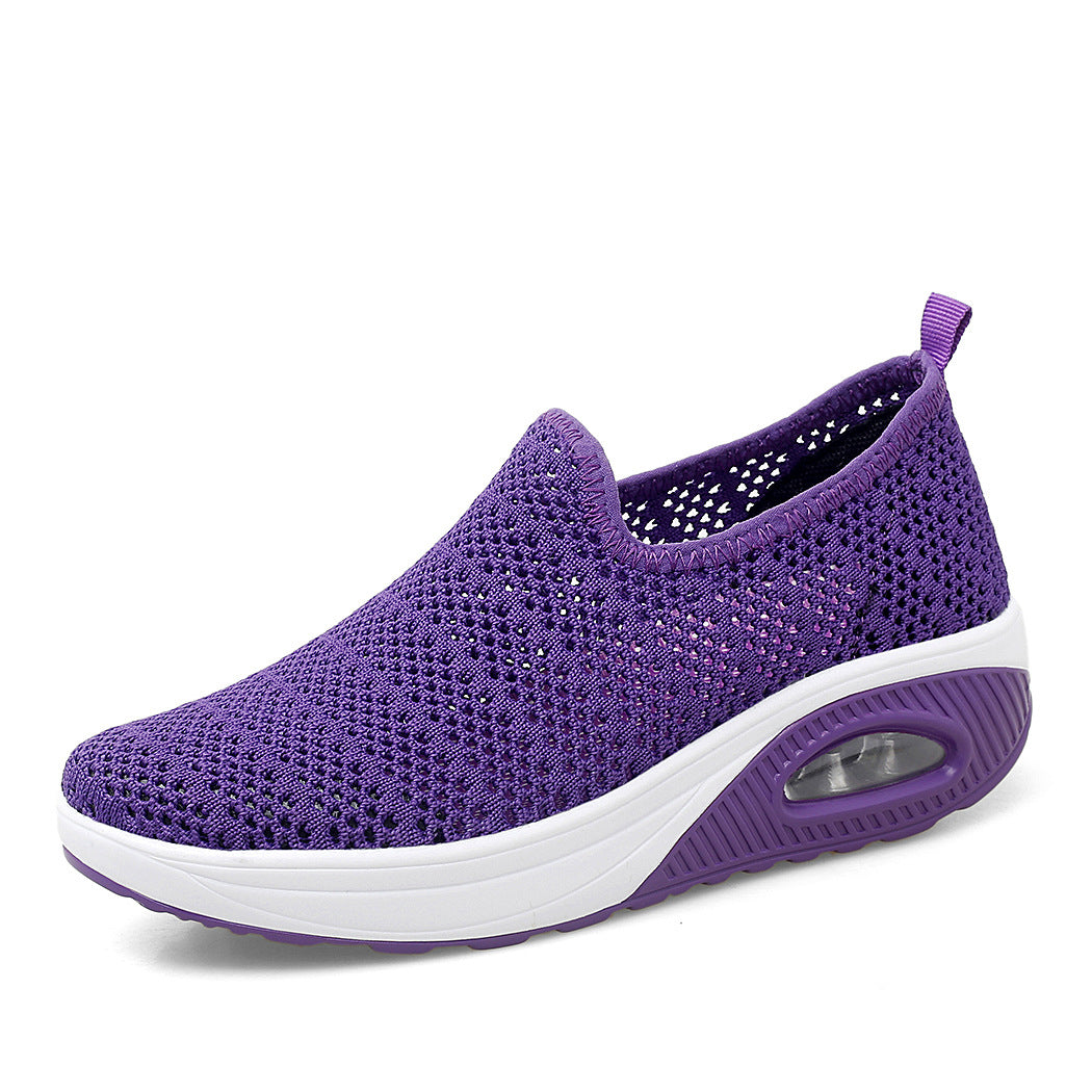 Spring Breathable Leisure Sneakers, Walking Shoes For Women