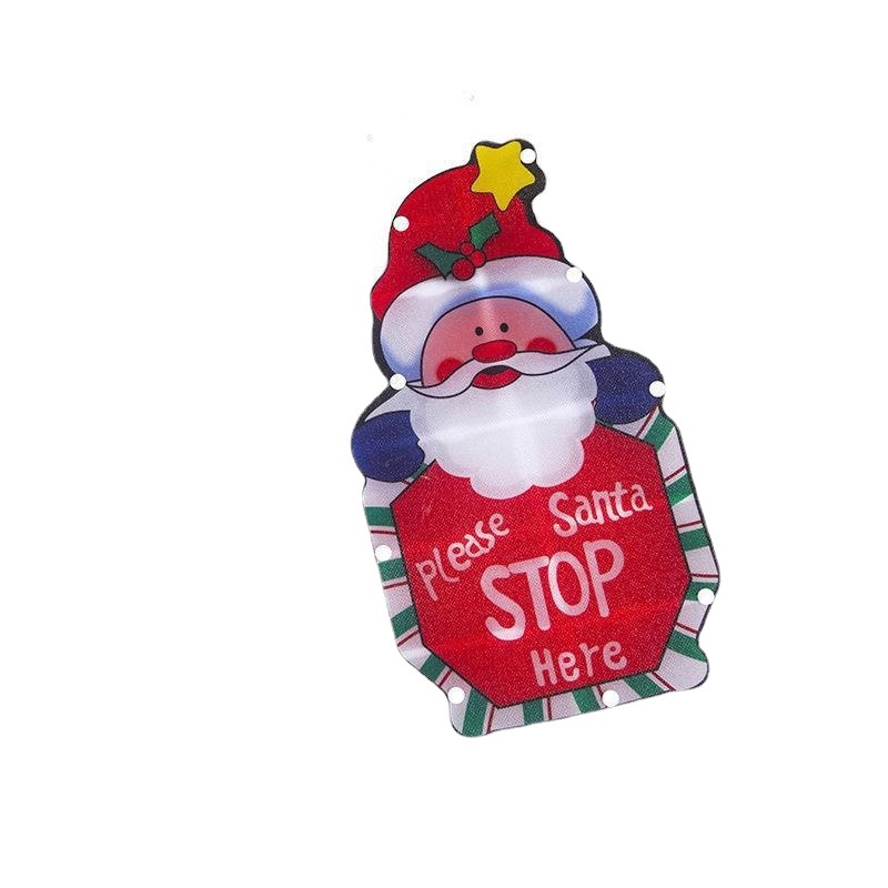 New painted suction cup led lights for Christmas