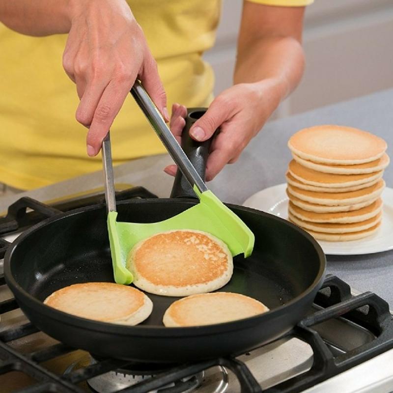 2 In 1 Kitchen Spatula And Tongs
