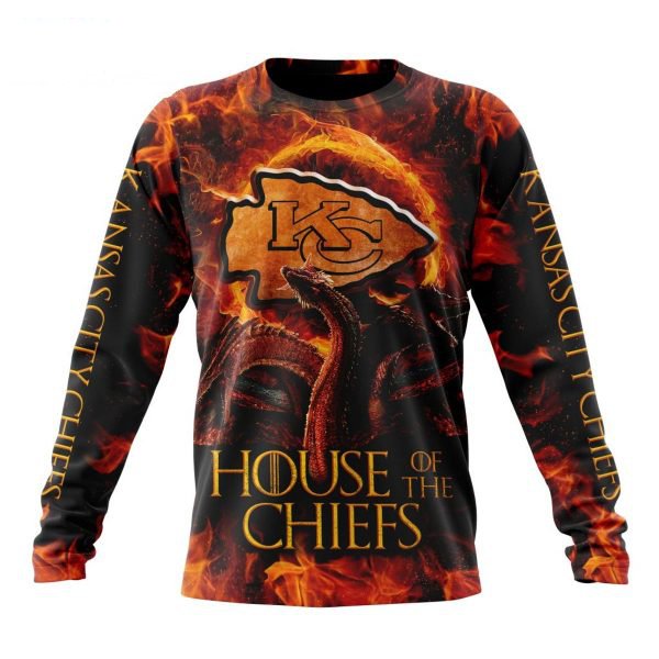 KANSAS CITY CHIEFS GAME OF THRONES – HOUSE OF THE CHIEFS 3D HOODIE