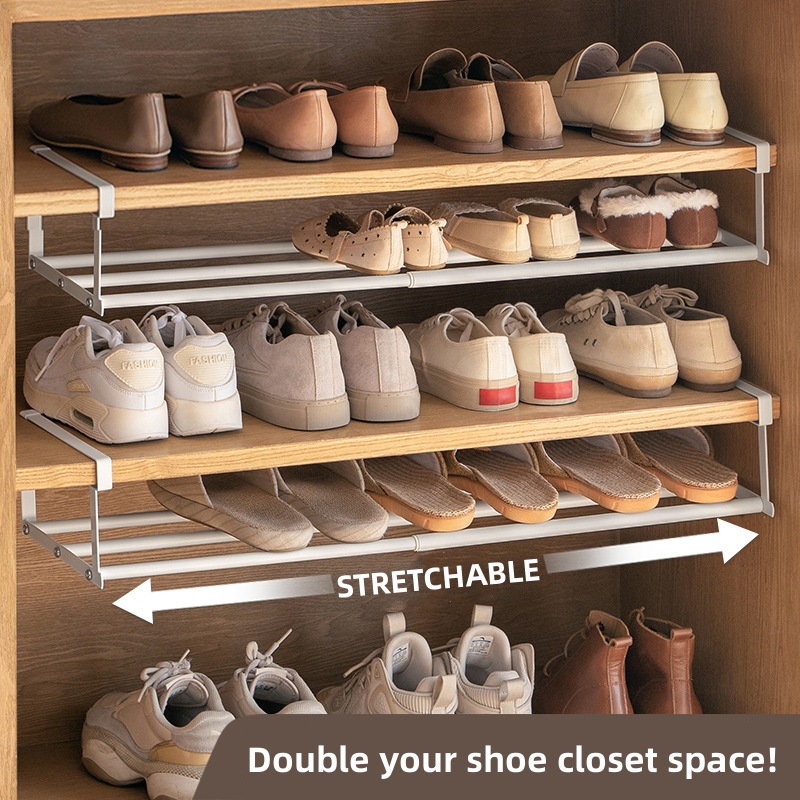 👍Last Day Promotion 50% OFF💥Expandable Split Shoe Cabinet Rack