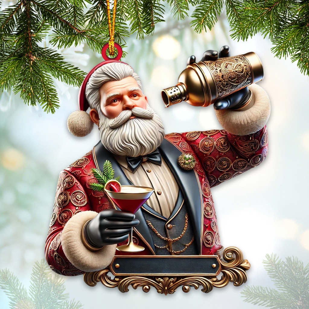 👨‍🍳Cooking Santa Christmas Ornament