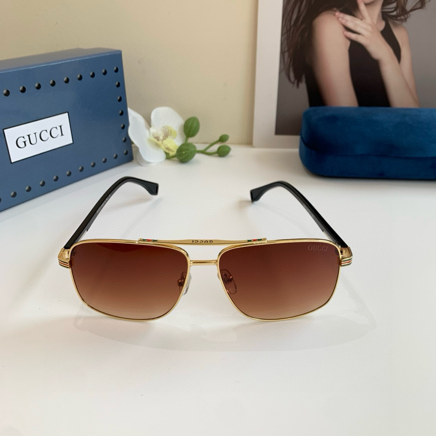 Gucci Round Frame Sunglasses