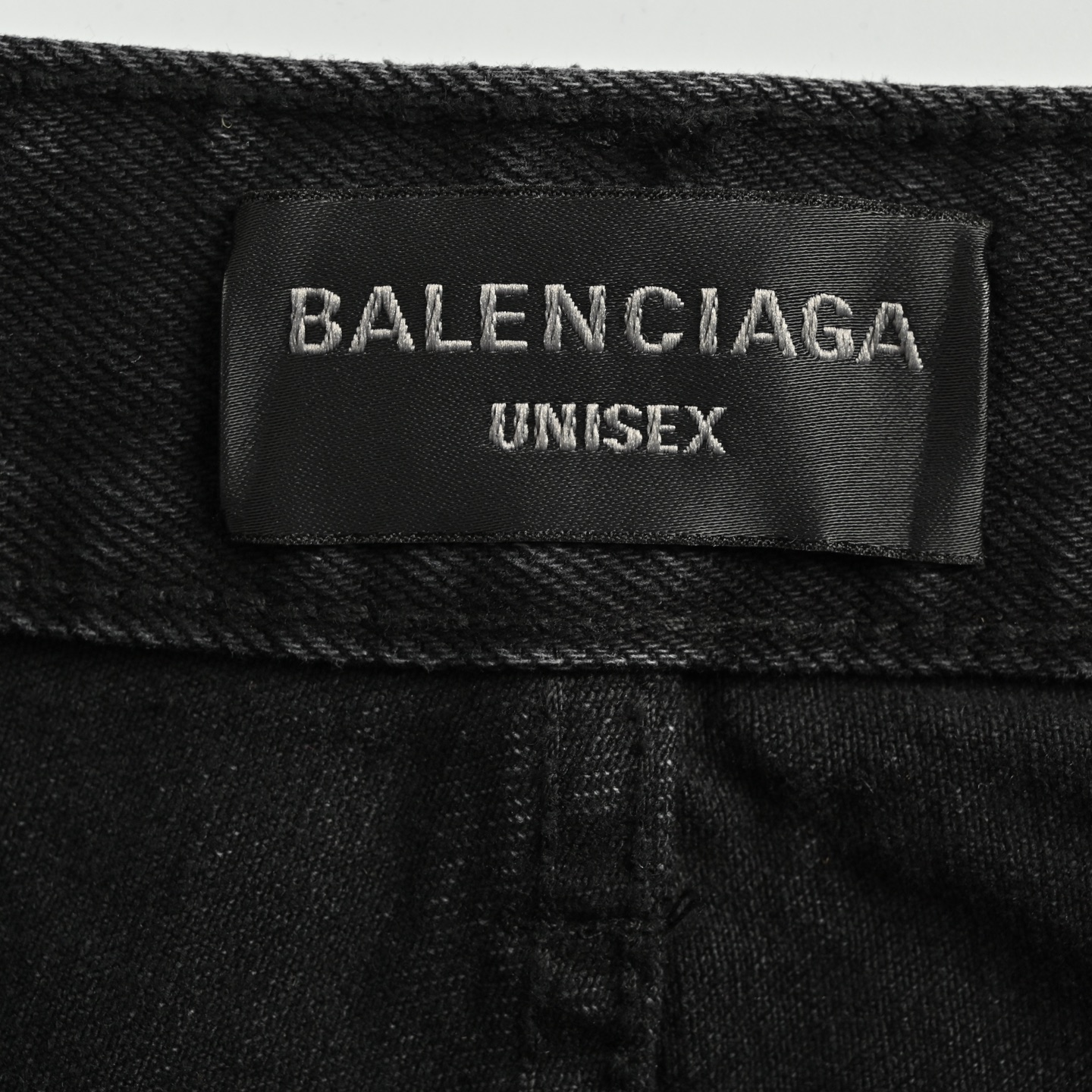 Balenciaga 25ss floral drawstring denim trousers