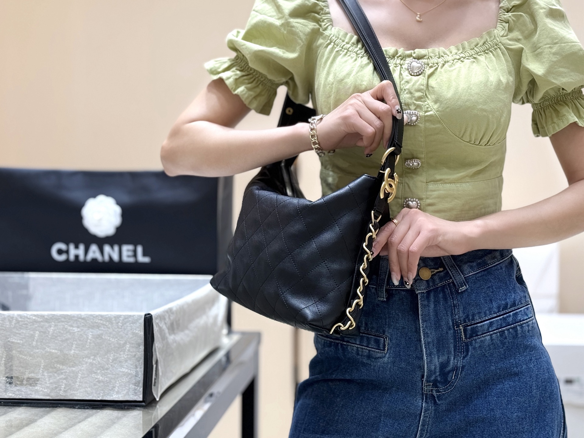 Chanel 25S Spring/Summer Collection Hobo Dual-Purpose Bag AS5509 00128