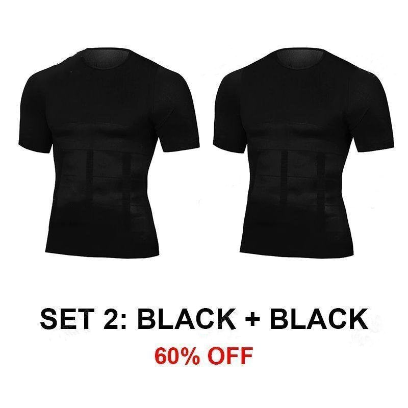 Men's Body Shaper Compression Workout T-shirt