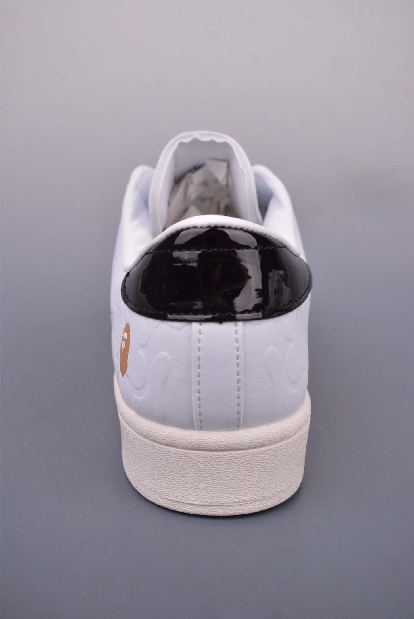 BAPE x Adidas Originals Superstar 80s Sneakers White, Black and Gold JR2701