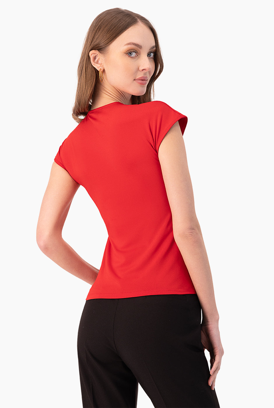 Blusa de hombro caido