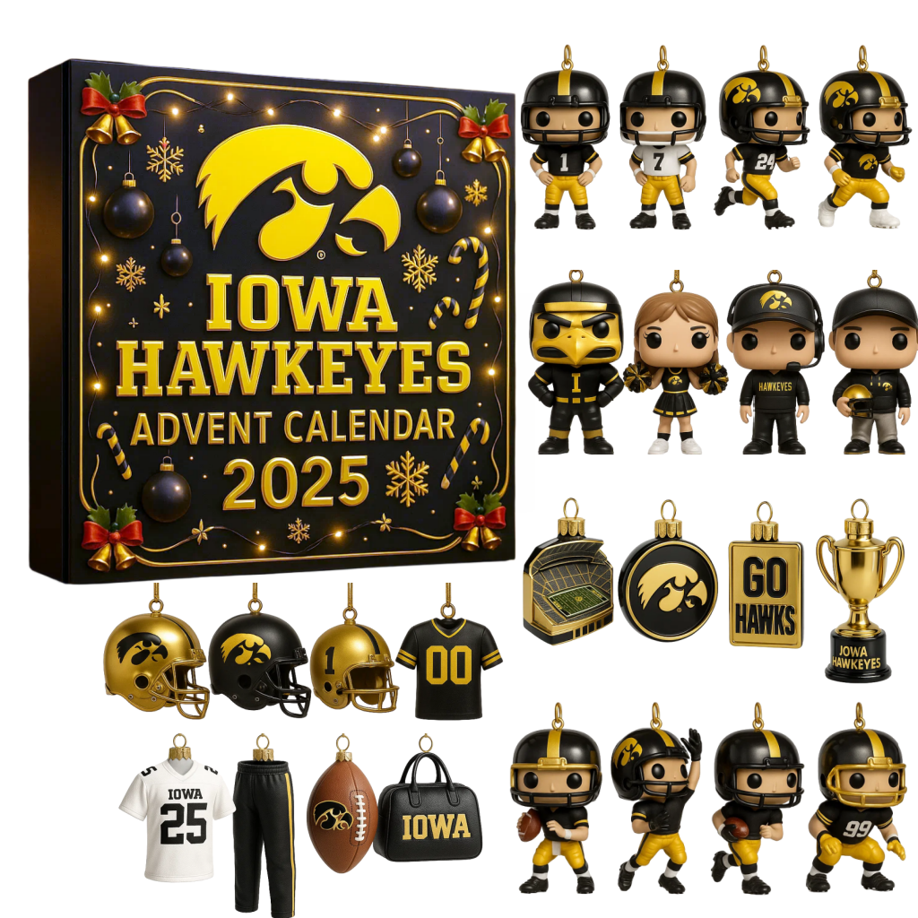 Iowa Hawkeyes Advent Calendar 2025
