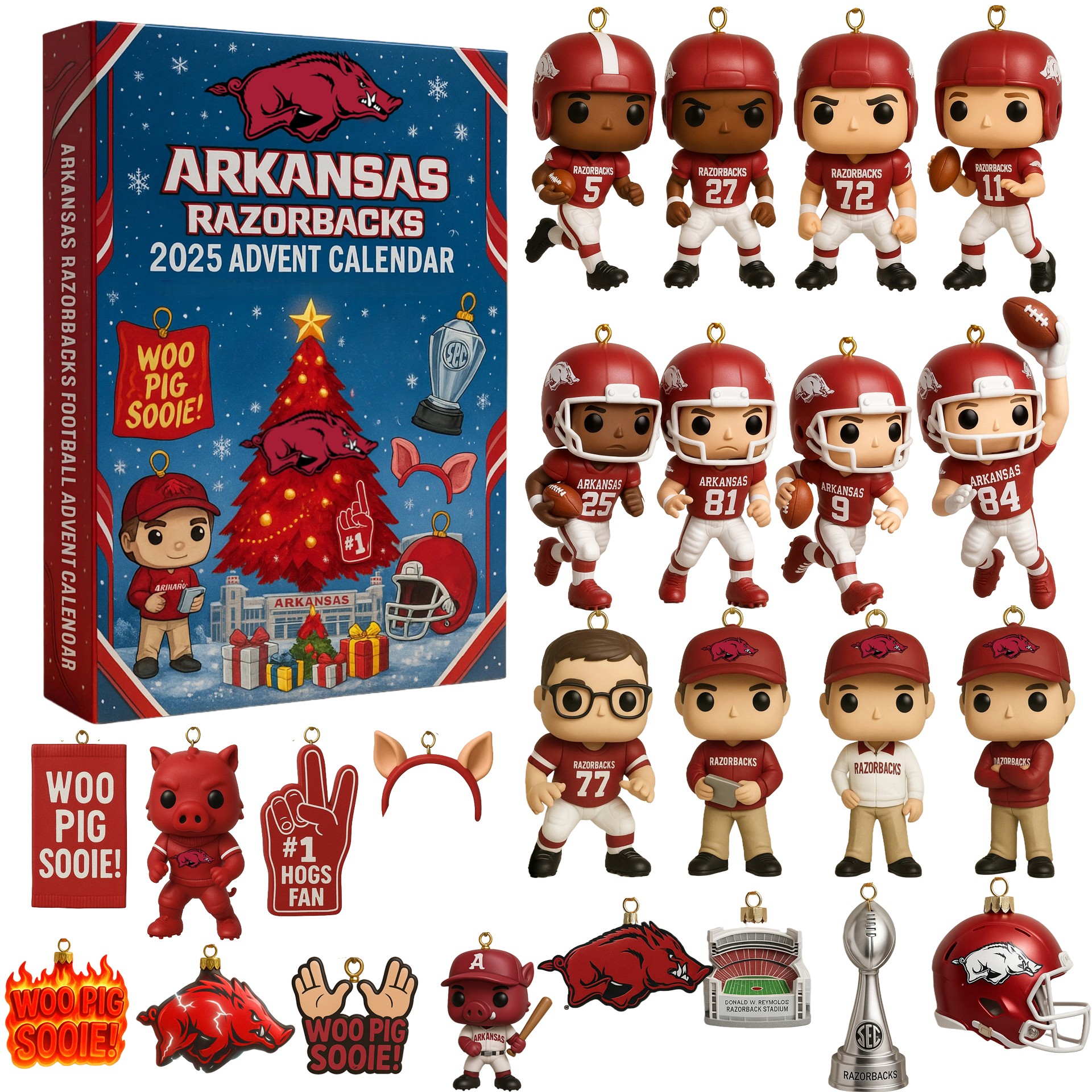 Arkansas Razorbacks Football Advent Calendar 2025
