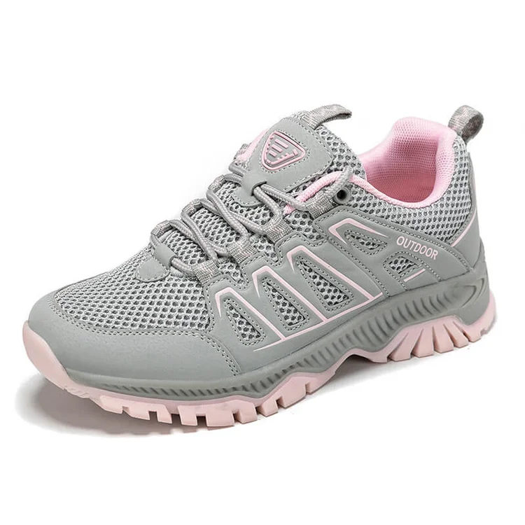 Couple Outdoor Fly Woven Breathable Sneakers