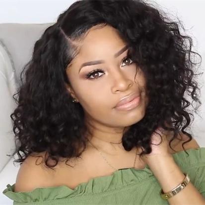 New Beginner Friendly SHORT CURLY LACE FRONT WIG