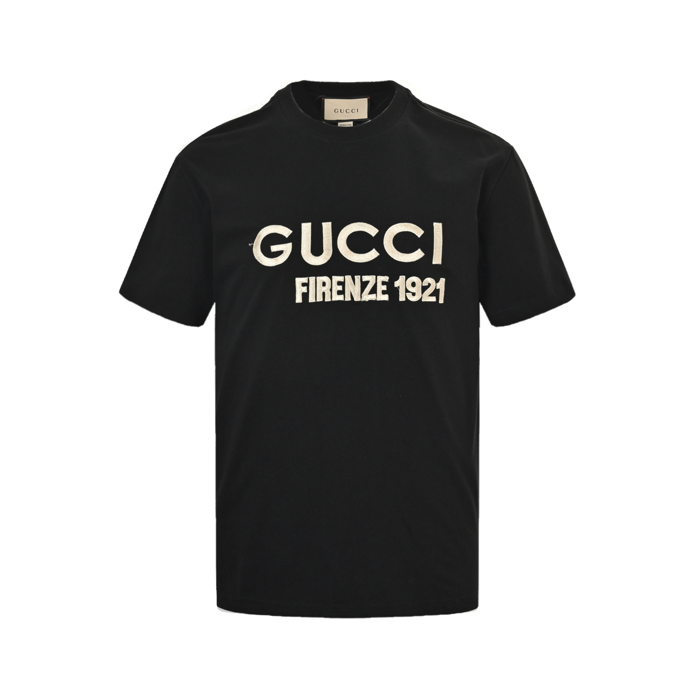 Gucci Letter Embroidered Short Sleeve