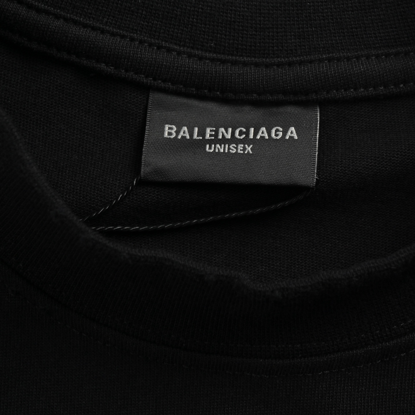 Balenciaga Letter Crack Print Short Sleeve