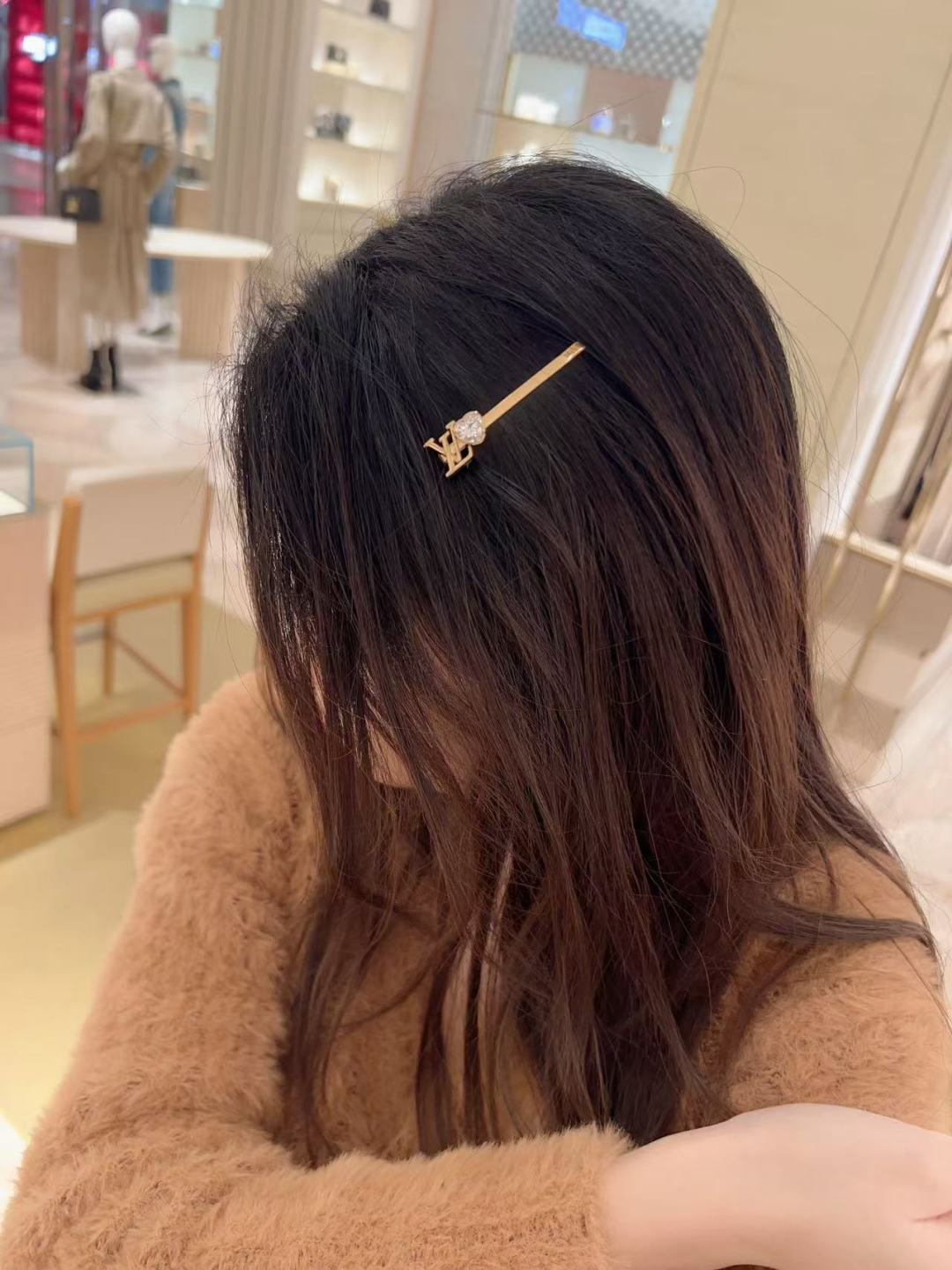 Louis Vuitton Heart Hair Clip