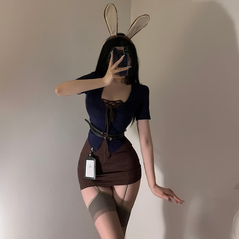 Cosplay Bunny Sexy OL Lingerie Set