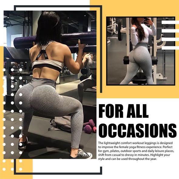 🔥2021 Women Sport Yoga Pants Sexy Tight Leggings - Buy 2 Free Shipping