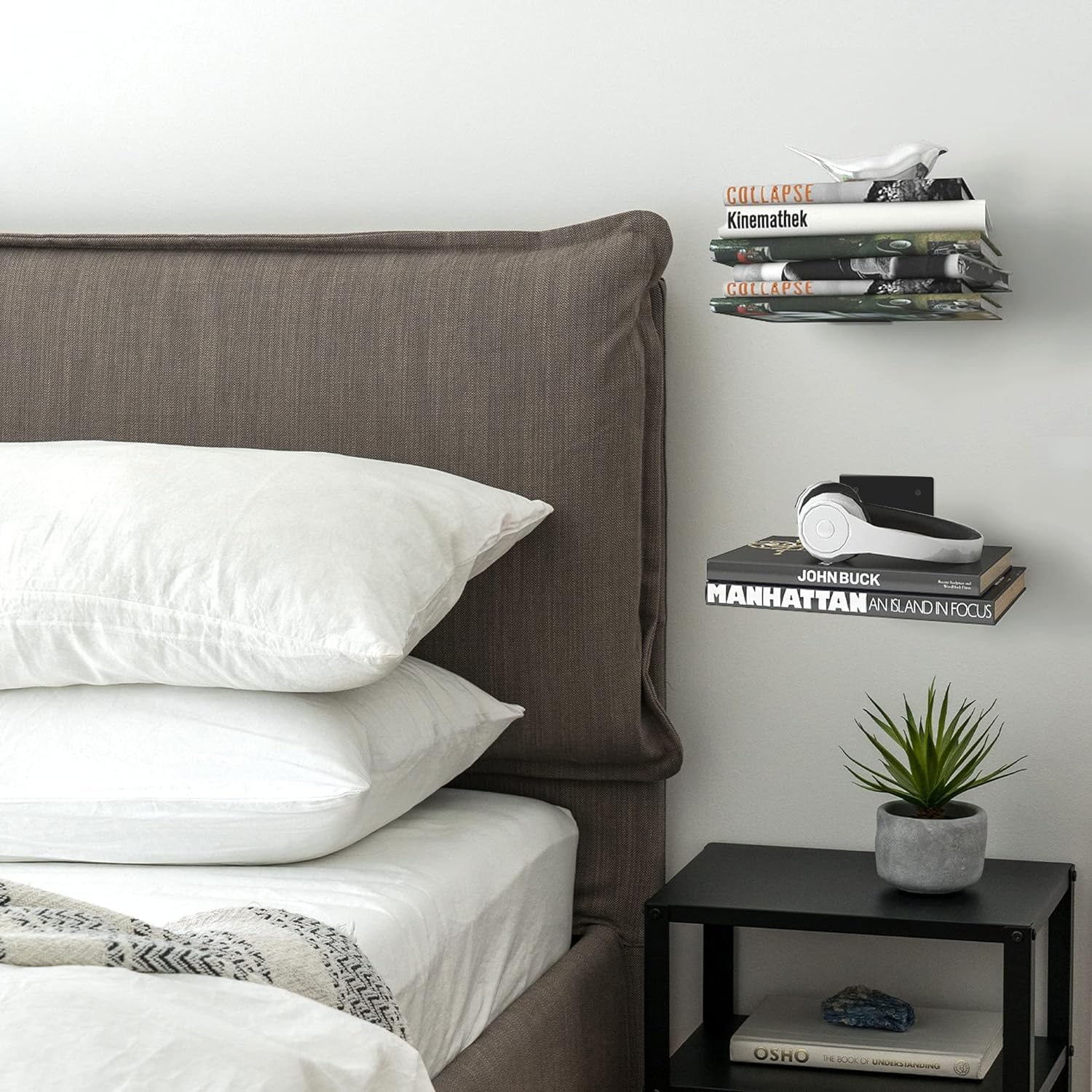 👍Last Day Promotion 60% OFF💥Invisible Floating Bookshelf - Metal Heavy Duty Wall Mounted Book Organizer