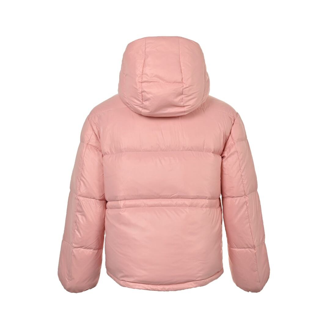 Moncler 24Fw terry embroidery patch lettering down jacket