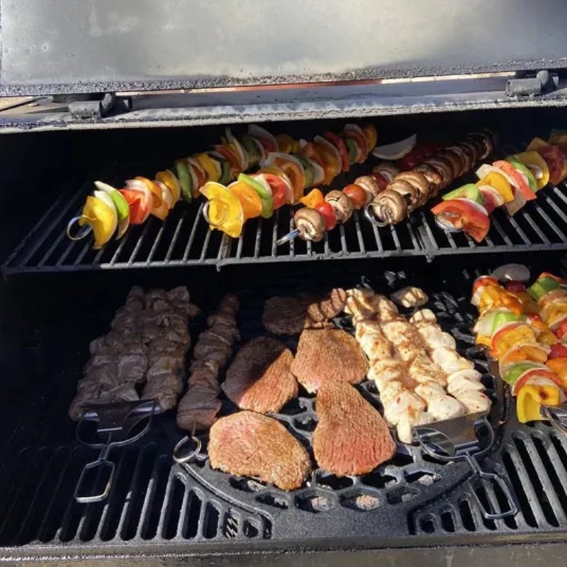 👍2024 New Arrival- 50% OFF💥3-Prong Semi-automatic Grill Fork