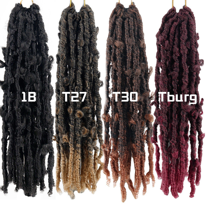 Luna Wigs Lady Butterfly Curly Dirty Braid Wig