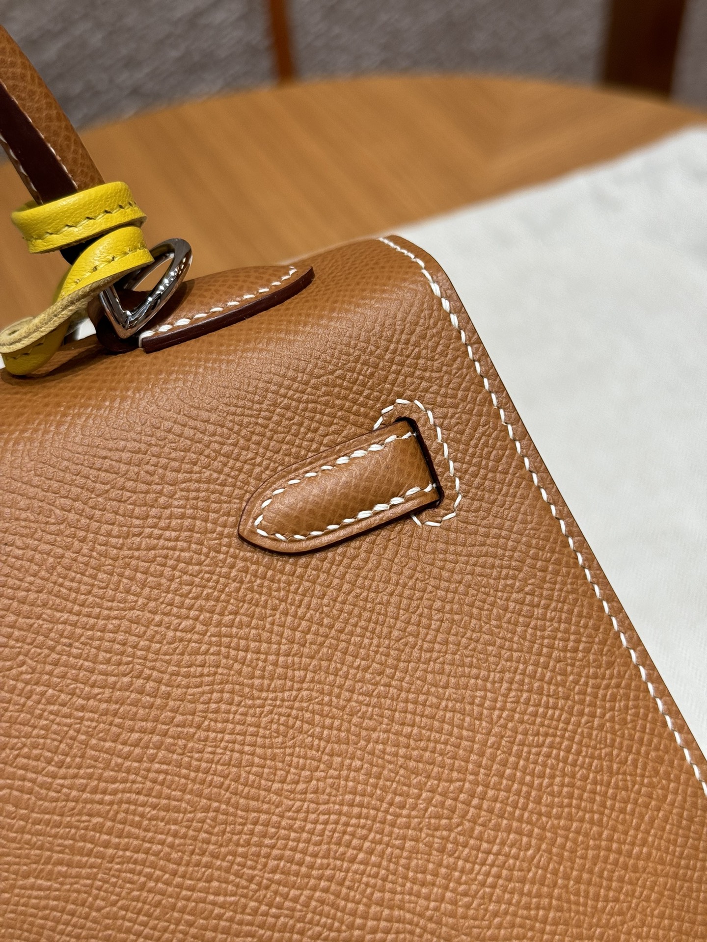 Hermès Kelly 37gold Handbag(Handmade to order)