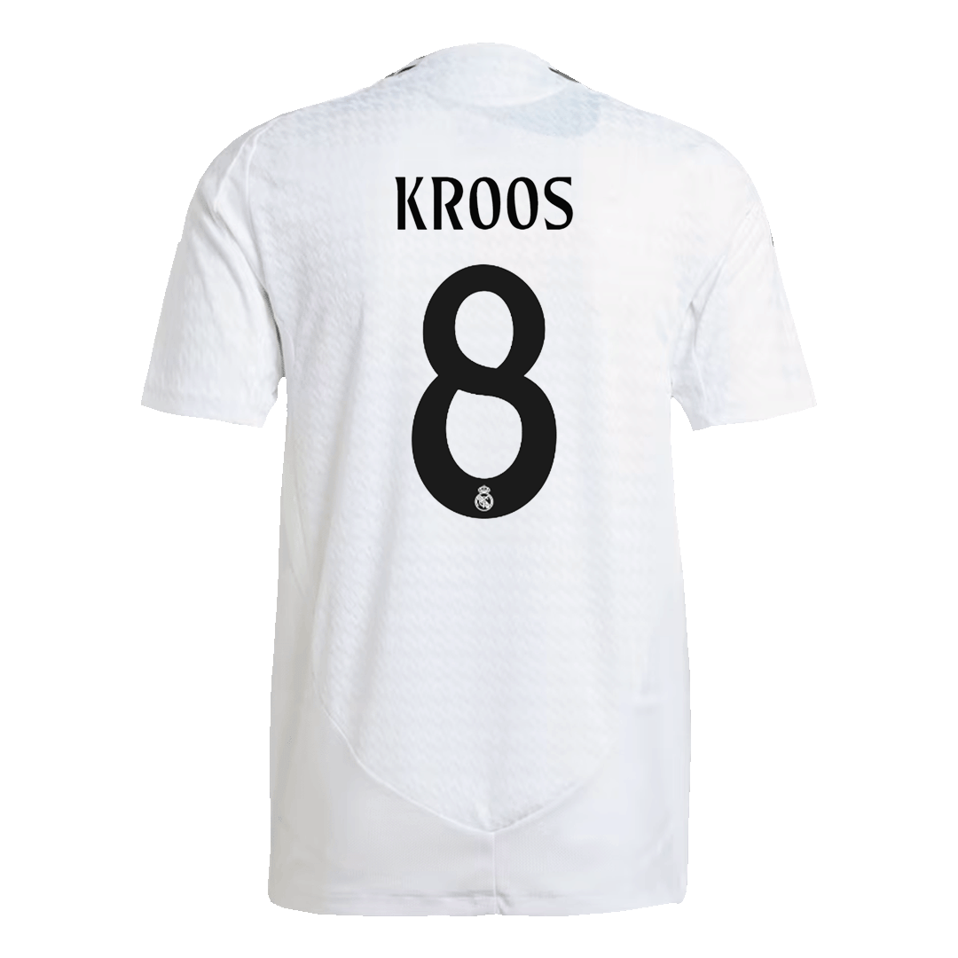 Real Madrid KROOS #8 Home Football Shirt 2024/25 - Player Edition, Slim Fit