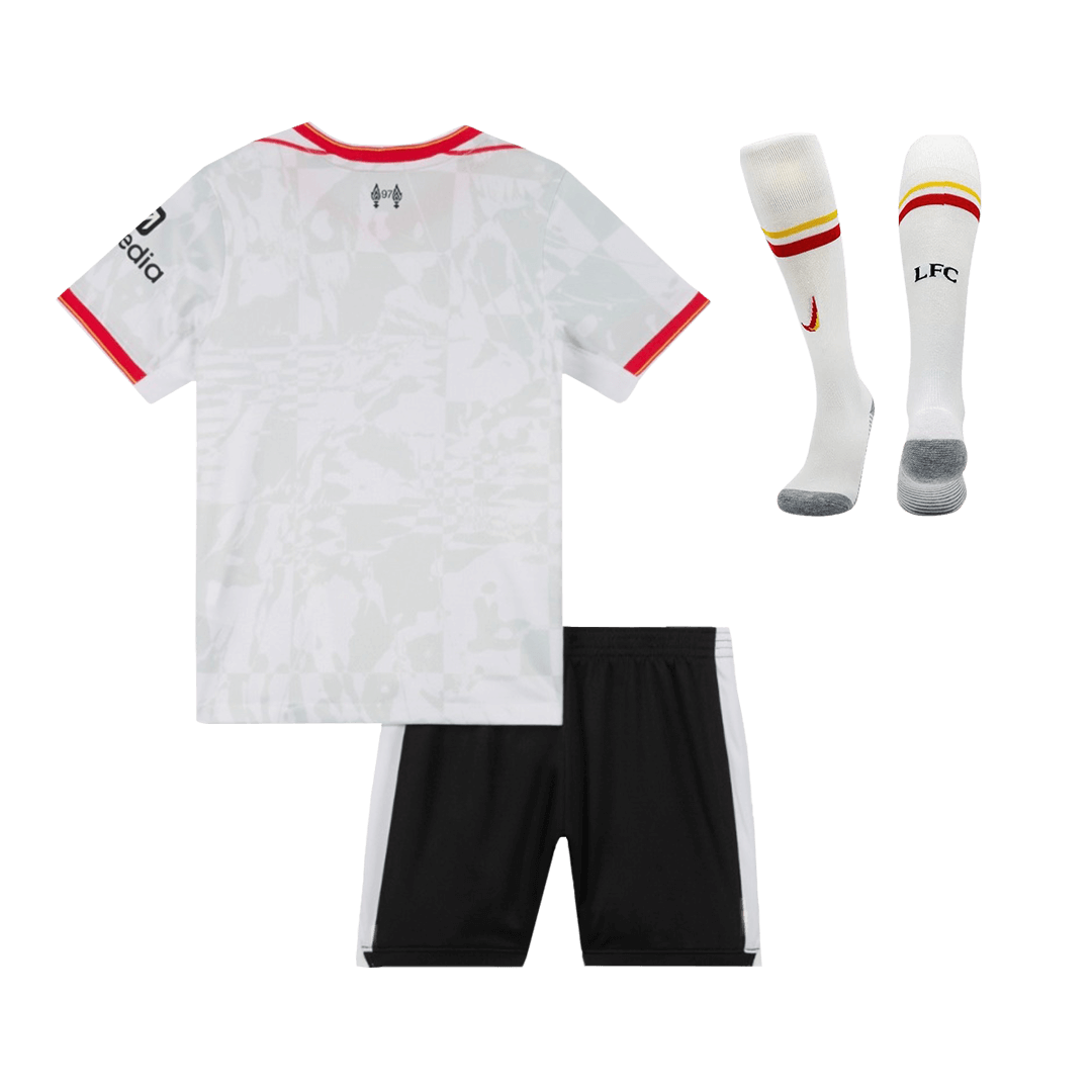 Kid's Liverpool Third Away Football Kit (Shirt+Shorts+Socks) 2024/25