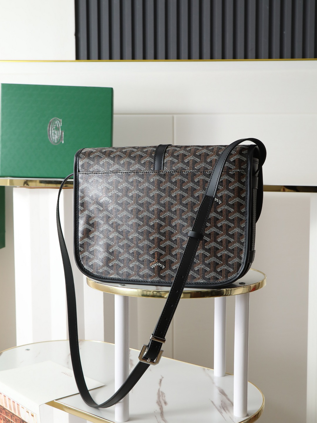 Goyard belvedère shoulder bag 244