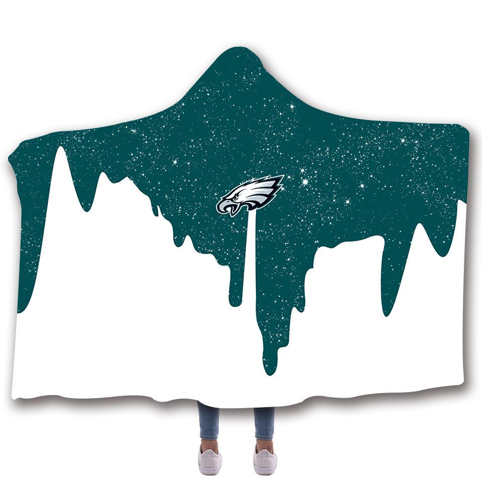 PHILADELPHIA EAGLES CLASSIC 3D HOODED BLANKET