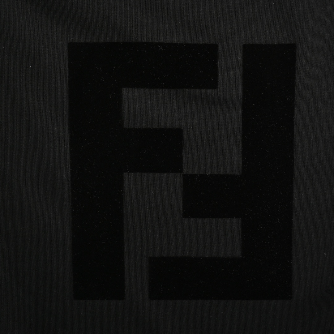 Fendi 24ss double F flocked logo shorts