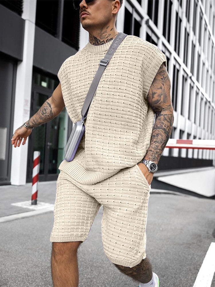 Men's Knitted Summer Set