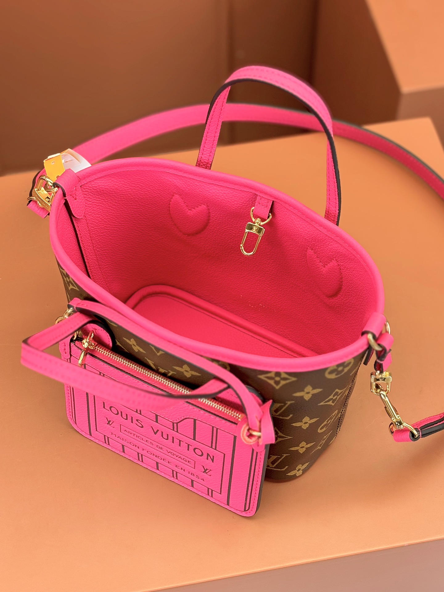 Louis Vuitton NEVERFULL INSIDE OUT BB Bag M12106