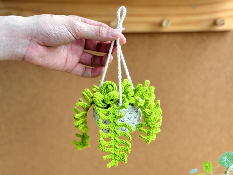 🔥Last Day 49% OFF🔥Hand embroidered flower basket hanging crochet🪴